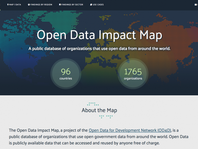 Open Data Impact Map